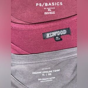 3 pack Men’s xl tshirt scallop